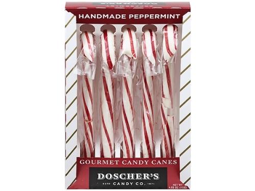 Doschers Handmade Candy Canes 5ct Box